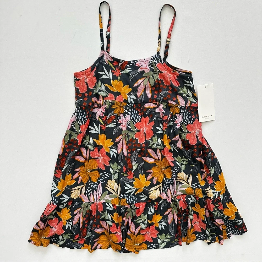 O’Neill Girl's Haylee Printed Dress Size S - Picture 2 of 12